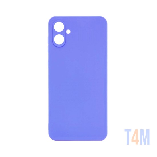 Funda de Silicona con Marco de Cámara para Samsung Galaxy A05 Púrpura